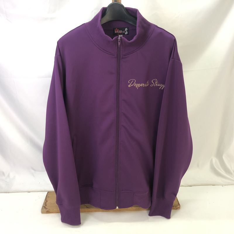 【中古】 抜刀娘 ばっとうむすめ フルジップ ジャージ 凛 パープル サイズXL メンズ アウター トップス 長袖 ポリエステル 221011-Z 01yw0135 【結城店】