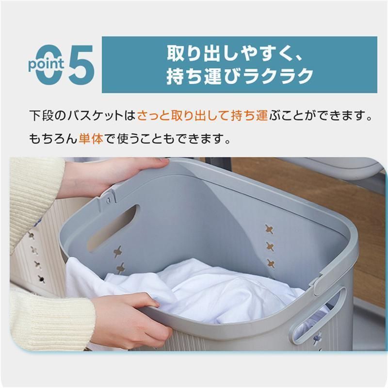 送料込/新品未使用】ランドリーバスケット 世田谷ベース 風 楽天市場