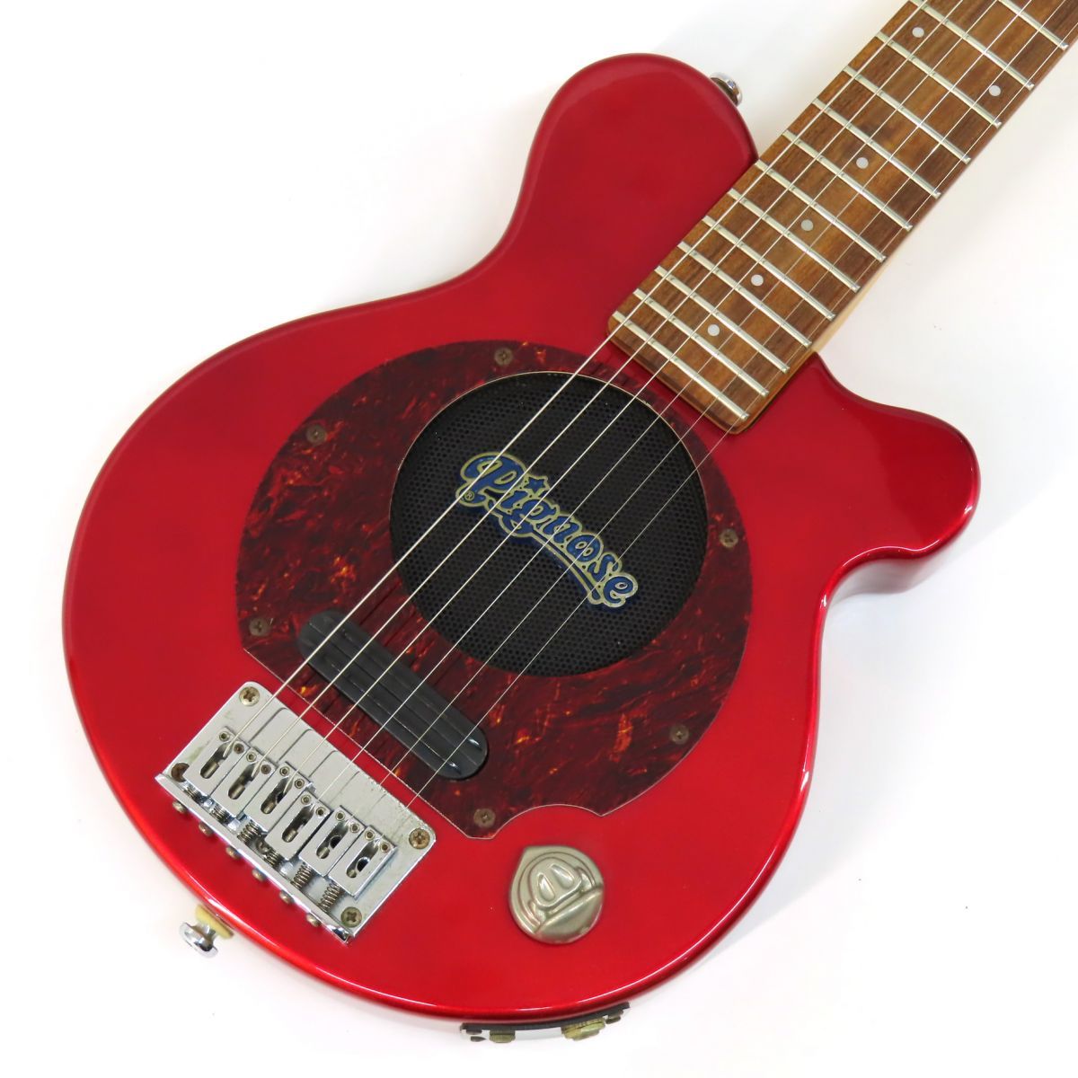 【美品】Pignose ピグノーズ PGG-200 アンプ内蔵レッド ケース付 Pignose (ピグノーズ) アンプ内蔵エレキギター PGG-200 CS
