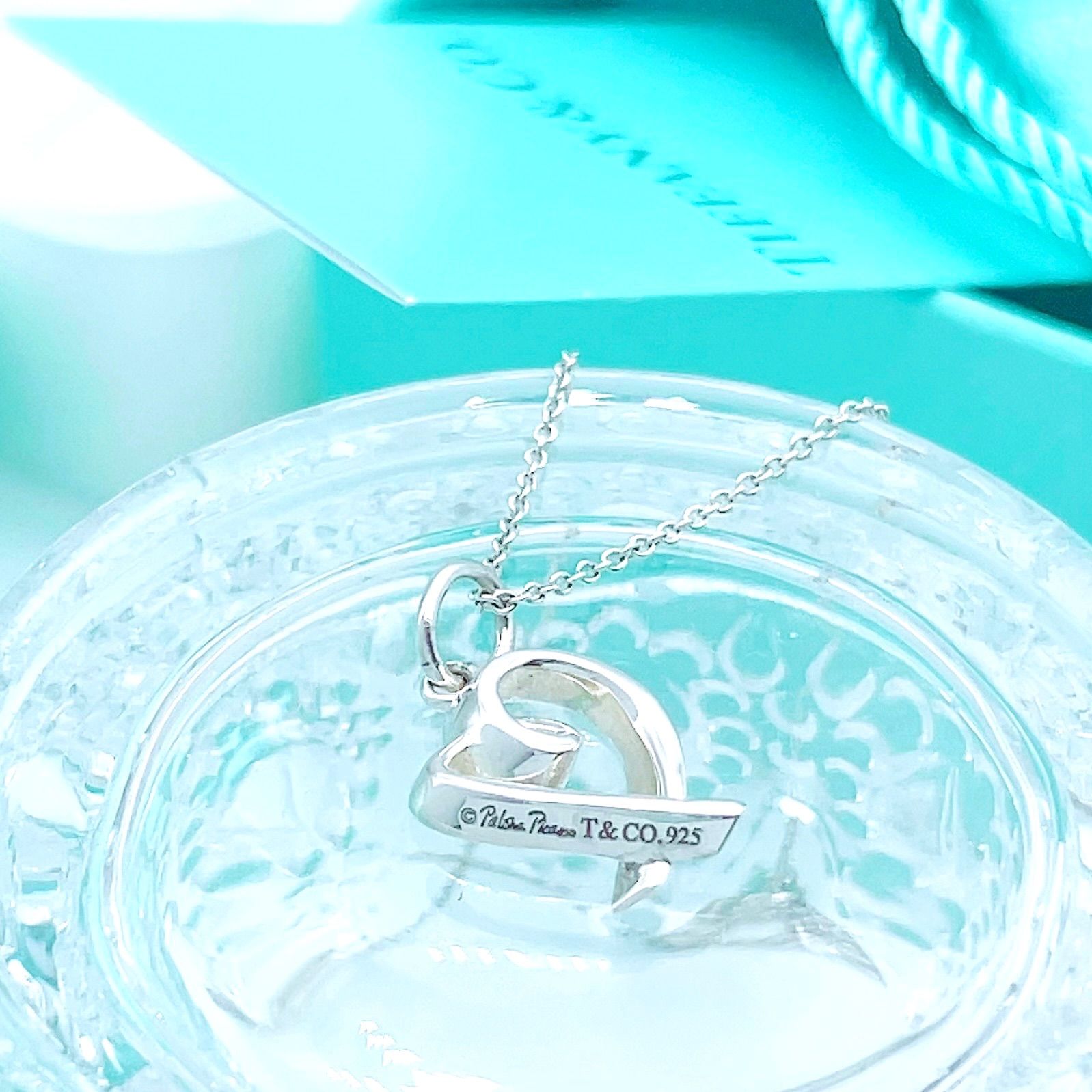 美品✨Tiffanyティファニー ラビングハート LOVEネックレス - メルカリ