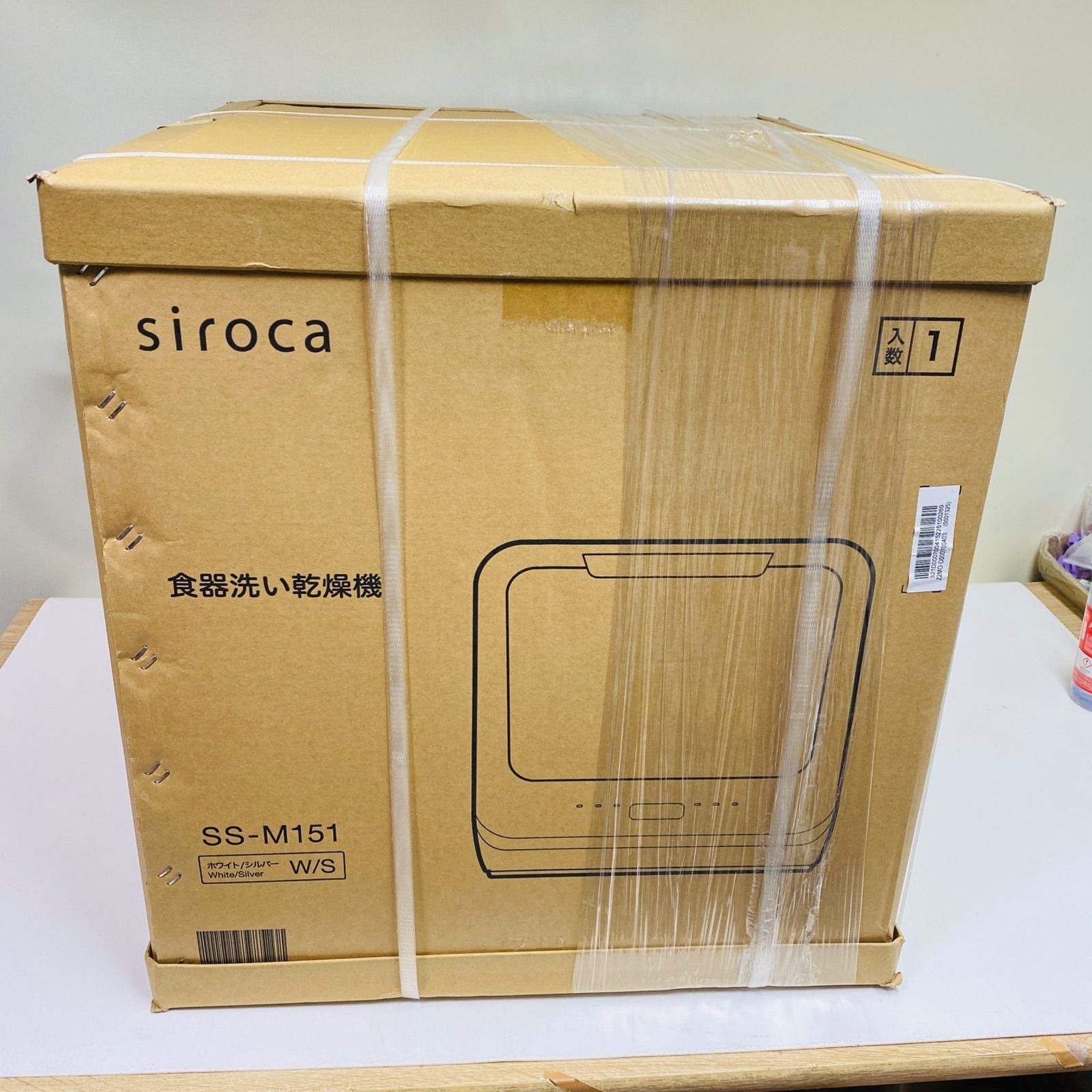 未開封】siroca 食器洗い乾燥機 工事不要 SS-M151 - メルカリ