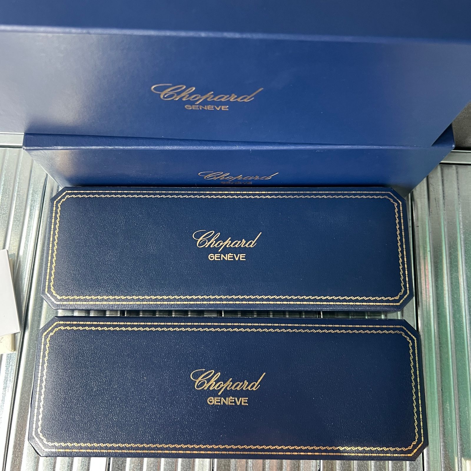 ショパール　時計　ケース　収納　chopard ショパール Chopard 空箱 時計ケース 2点セット 取扱説明書付 約