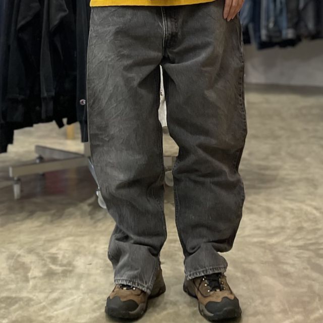 0 90s USA製 Levi W38 ブラックデニム公式 【Levi's / リーバイス】560 USA製　ブラックデニム