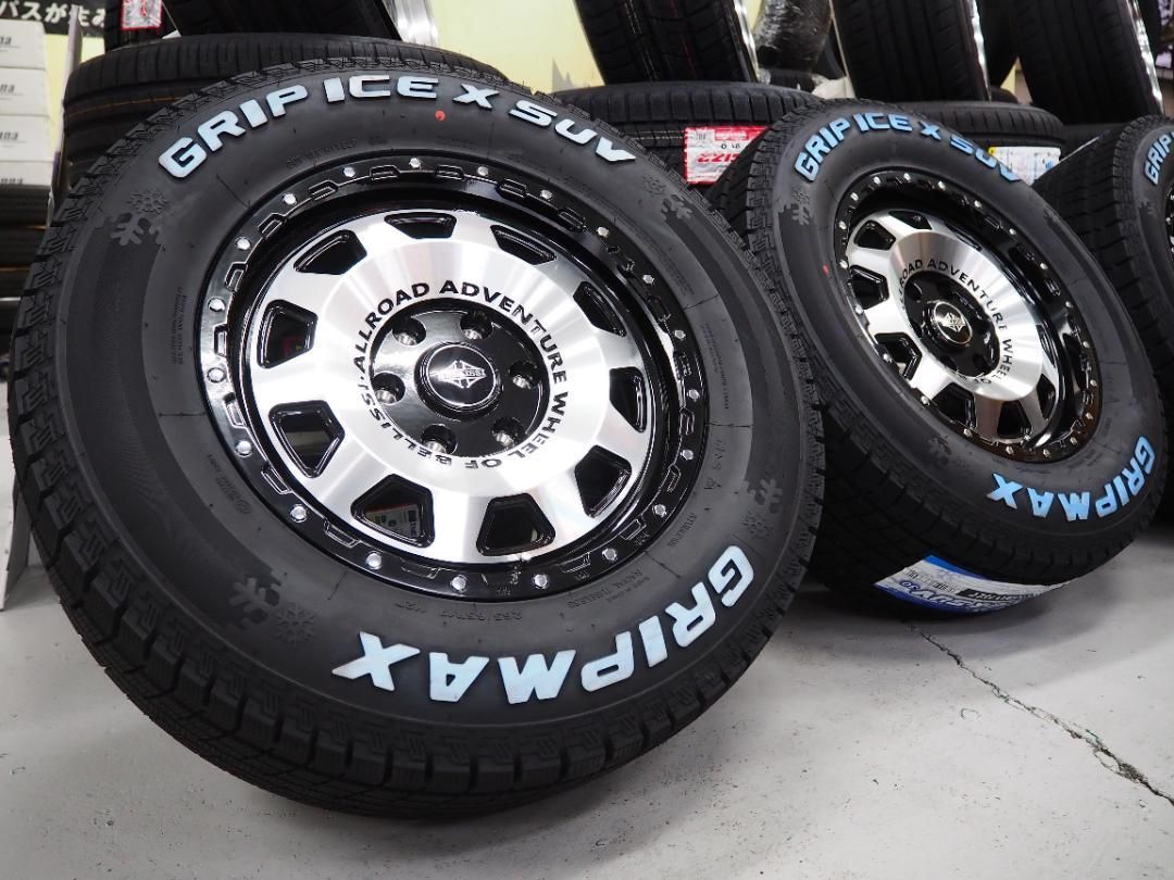 スタッドレスタイヤ 265|65R17 ホワイトレター プラド トライトン