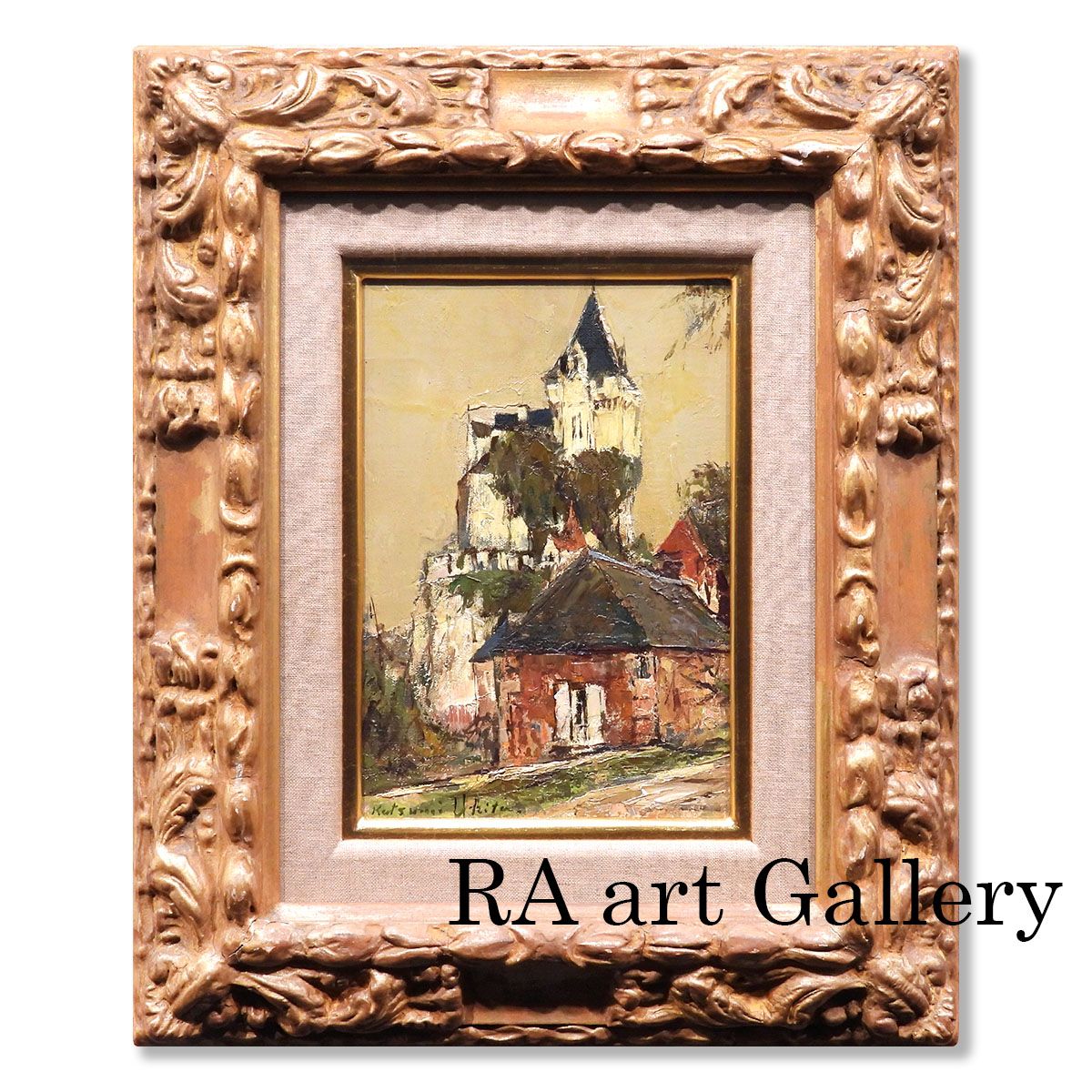 現代美術、小倉紀美子、婦人像、12号油彩 現代美術、小倉紀美子、婦人