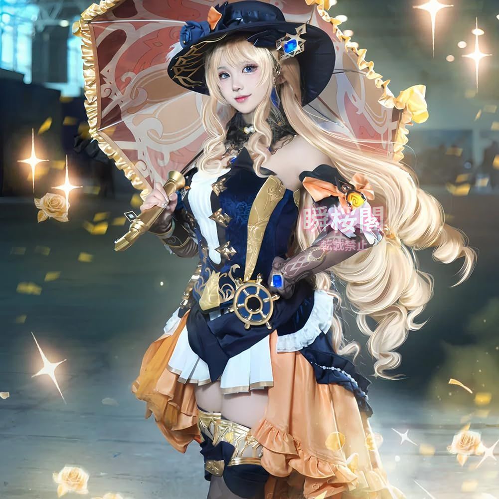 新発売 原神 ナヴィア コスプレ衣装 棘薔薇の会 コスプレ