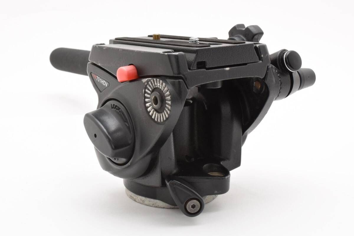 ◆ Manfrotto 701HDV 雲台　中古で使用感あります◆ Manfrotto - manfrotto 701HDV フルードビデオ雲台 中古美品の通販 by