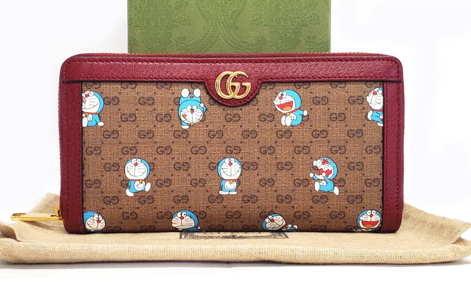 G509◇ほぼ未使用【グッチ GUCCI】ラウンドファスナー長財布