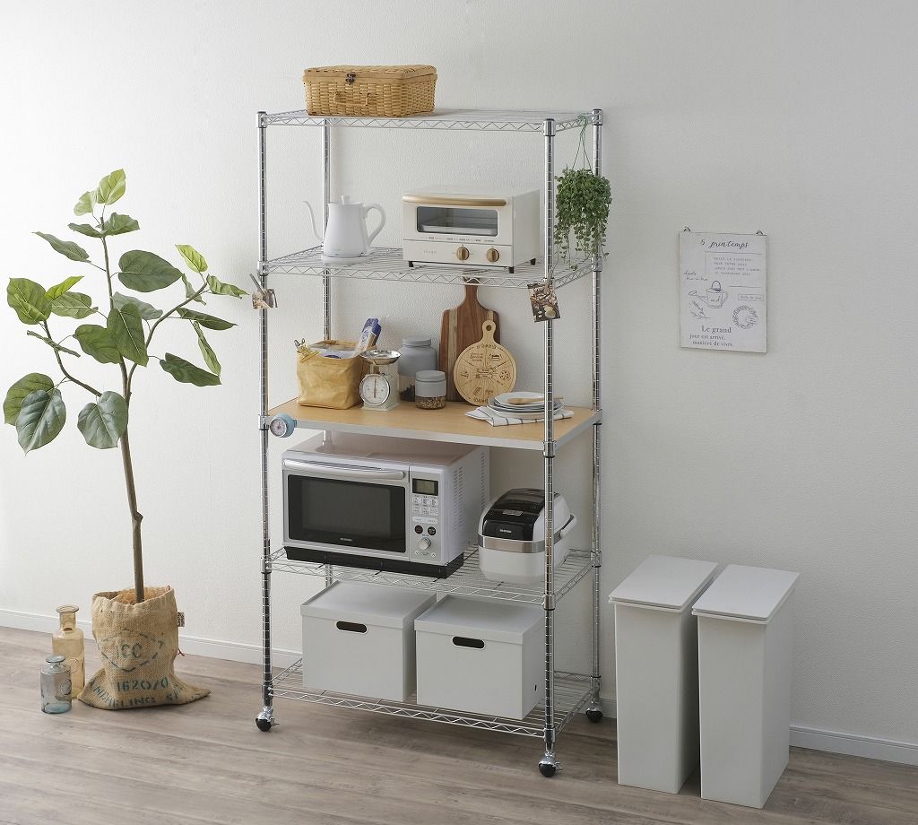 アイリスオーヤマ メタルラック 5段メタルラック ポール直径25mm 棚板5枚 幅91cm MR-9018J IRIS OHYAMA