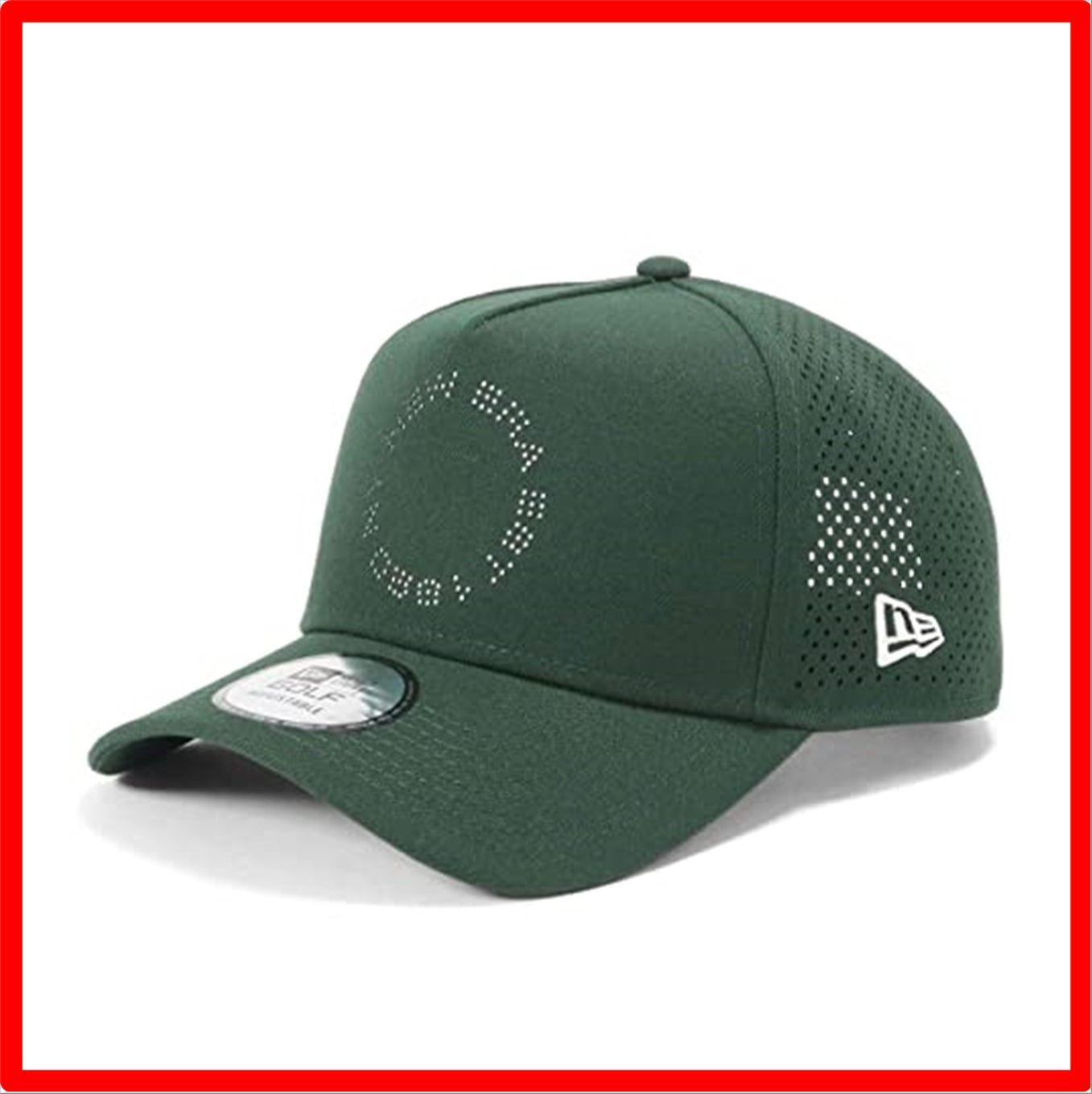 【匿名配送】ダークグリーン_Free Size New Era ゴルフ メッシュキャップ ONSPOTZ別注 ダークグリーン FREE 【別注】 GF 940A