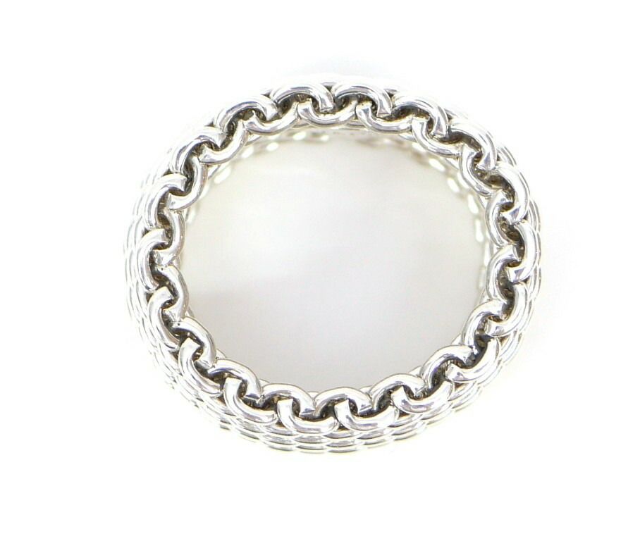 ティファニー TIFFANY-Co. 指輪 メッシュリング ＃7.5 シルバー SV925