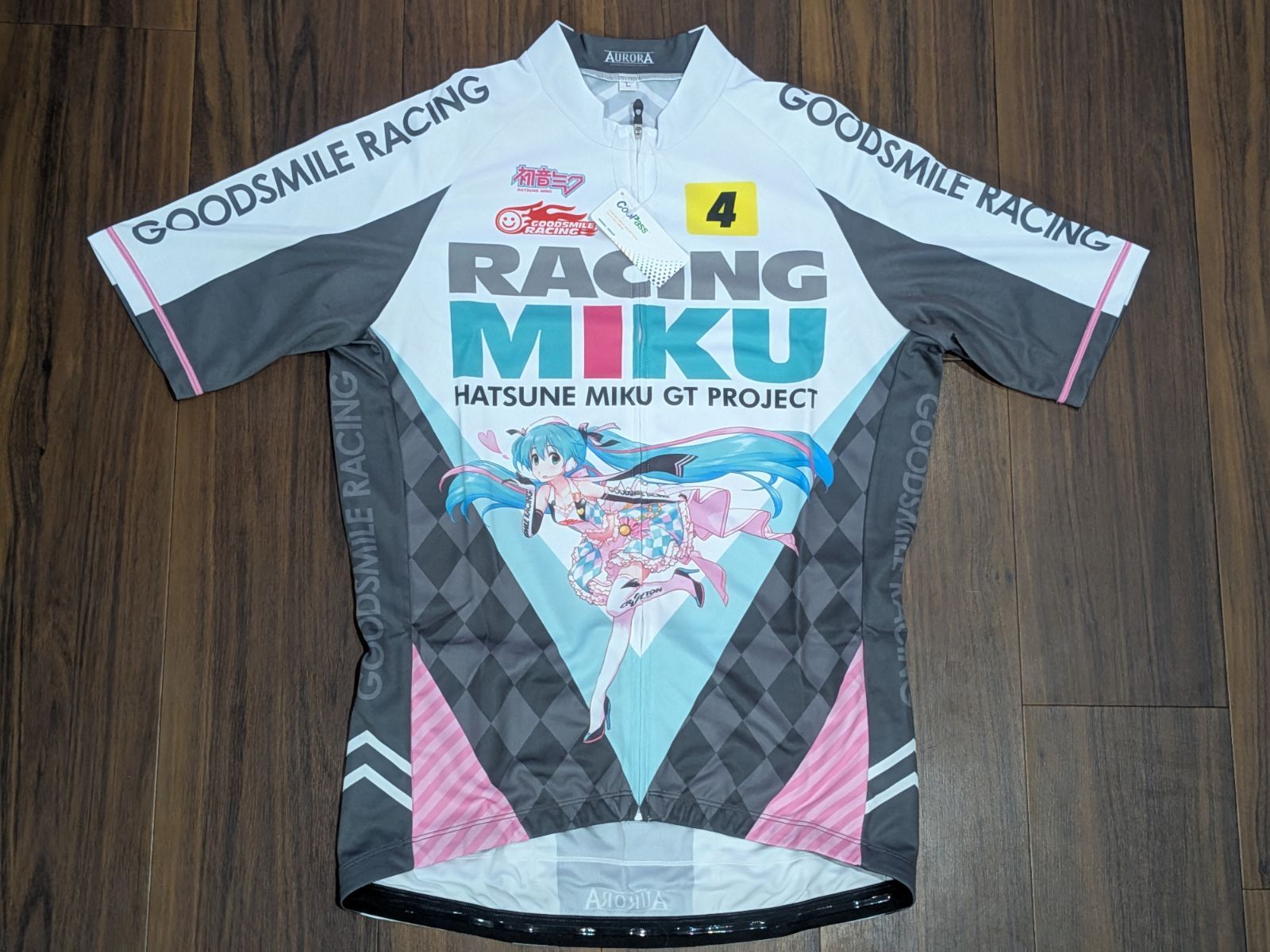 AURORA レーシングミク 2019 サイクルジャージ EdgeVer. L 初音ミク 自転車 BRIGHTFACE_UK