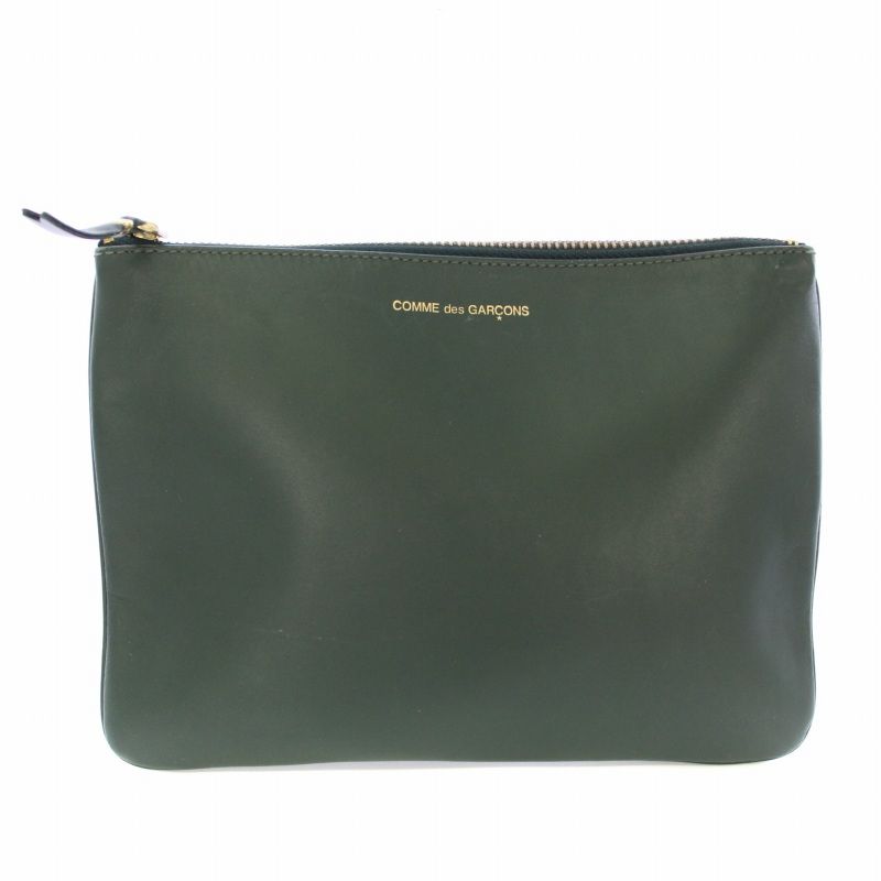 【COMME des GARCONS】 レザー ポーチ COMME des GARCONS コムデギャルソン DES 財布 ポーチ/コイン