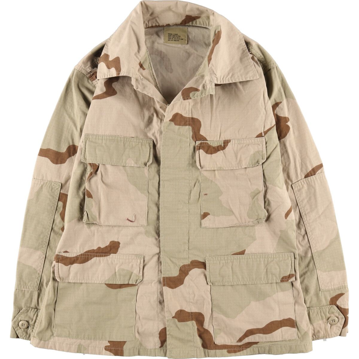 90年代 米軍 BDU 3C ジャケット デザートカモ S-Short 90年代 米軍 BDU 3C ジャケット デザートカモ S-Short