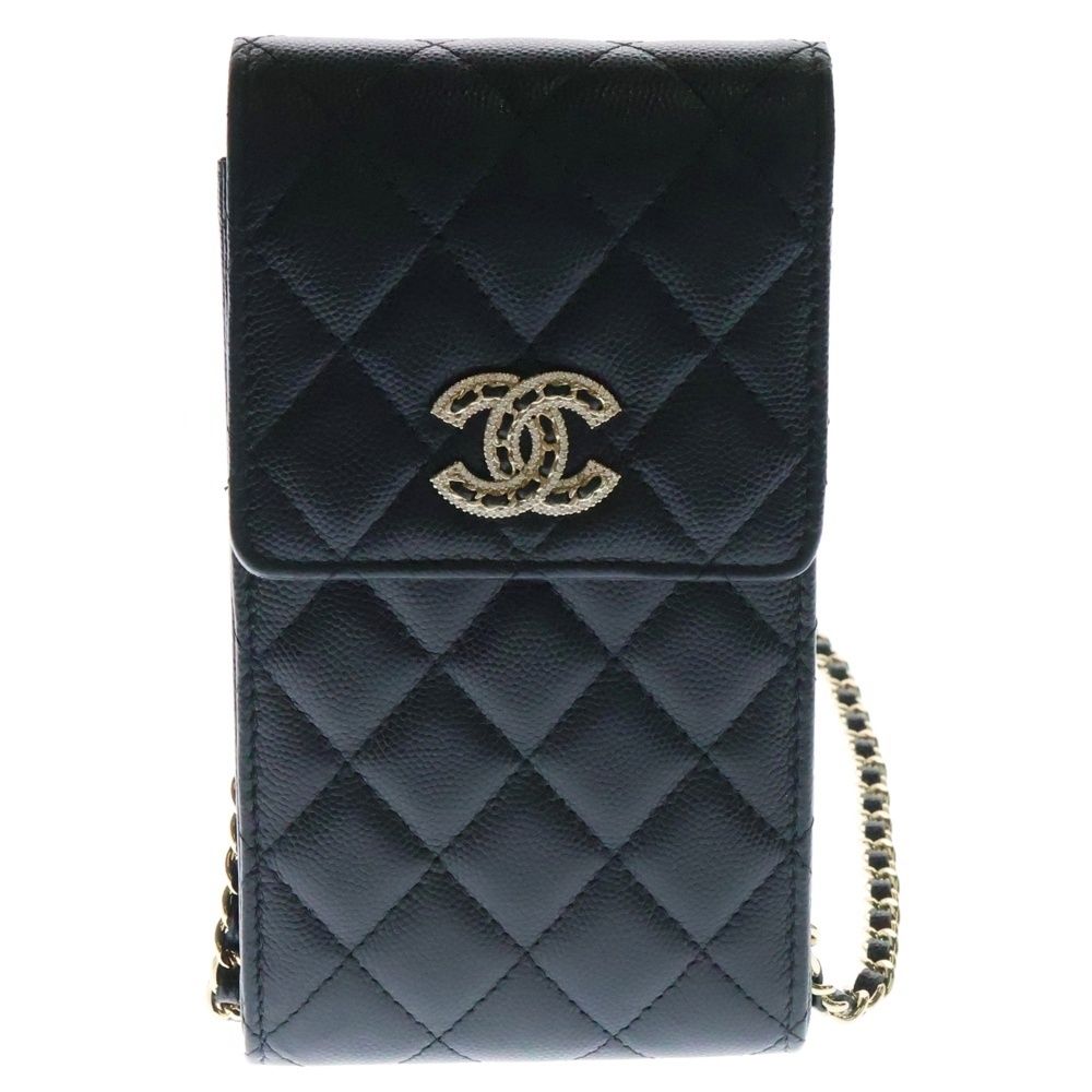 CHANEL (シャネル) マトラッセ ココマーク キャビアスキン