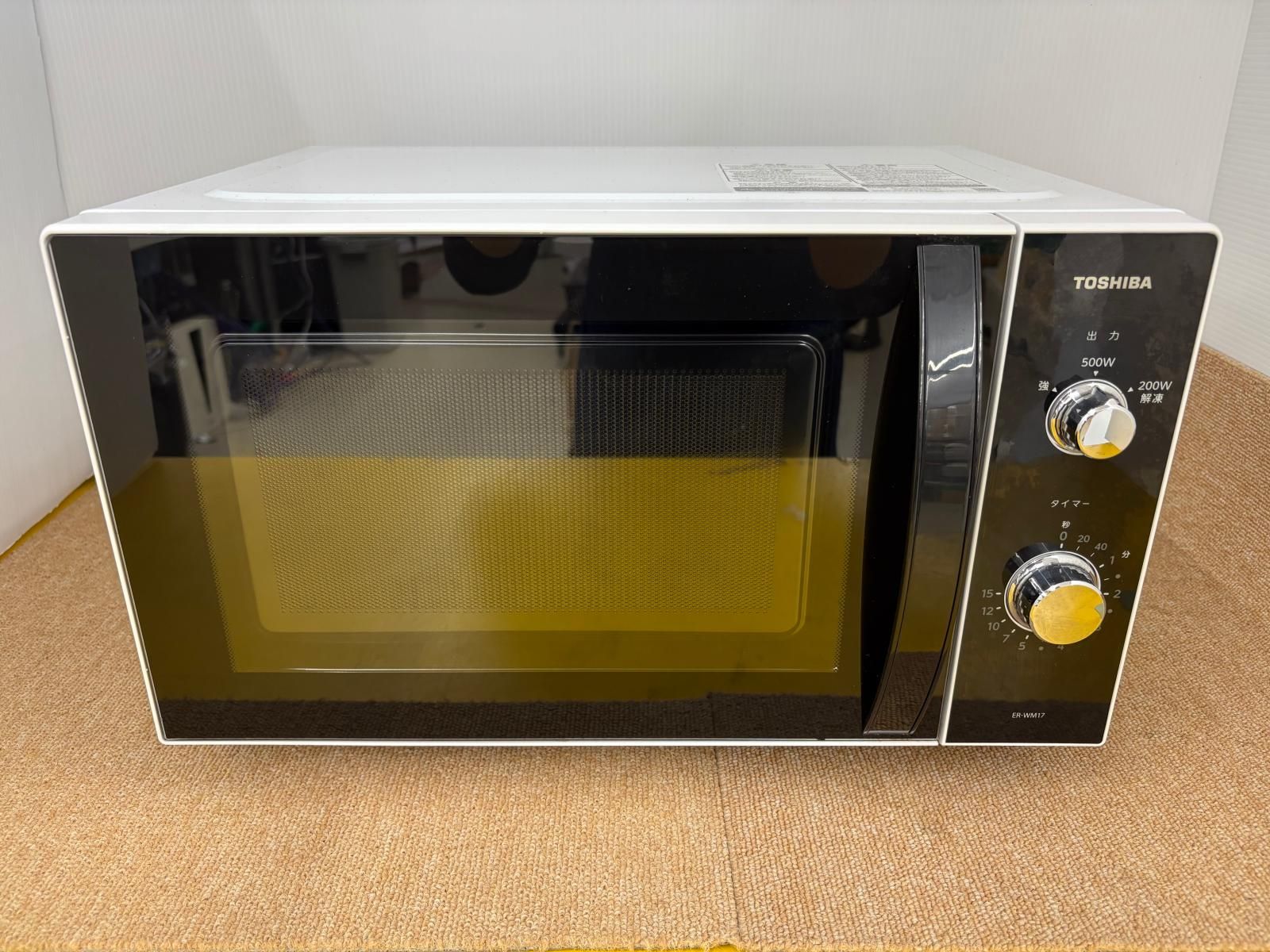 中古品】TOSHIBA 東芝 電子レンジ ER-WM17 2021年製（25050813