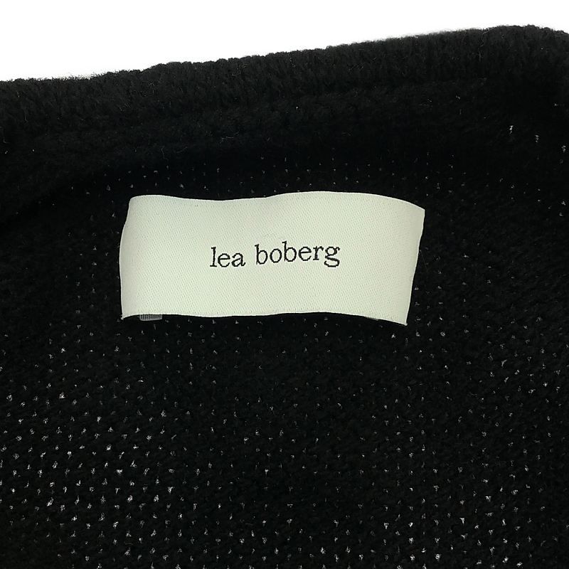LEA BOBERG / リアボバーグ | 2024AW | Knitted V Neck Jumper Vネックニット | 3/4 | ブラック | メンズ LEA BOBERG / リアボバーグ | 2024AW | Knitted V Neck Jumper Vネック