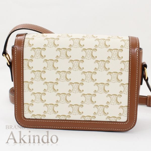 新品同様】セリーヌ ショルダーバッグ ティーン トリオンフ 白