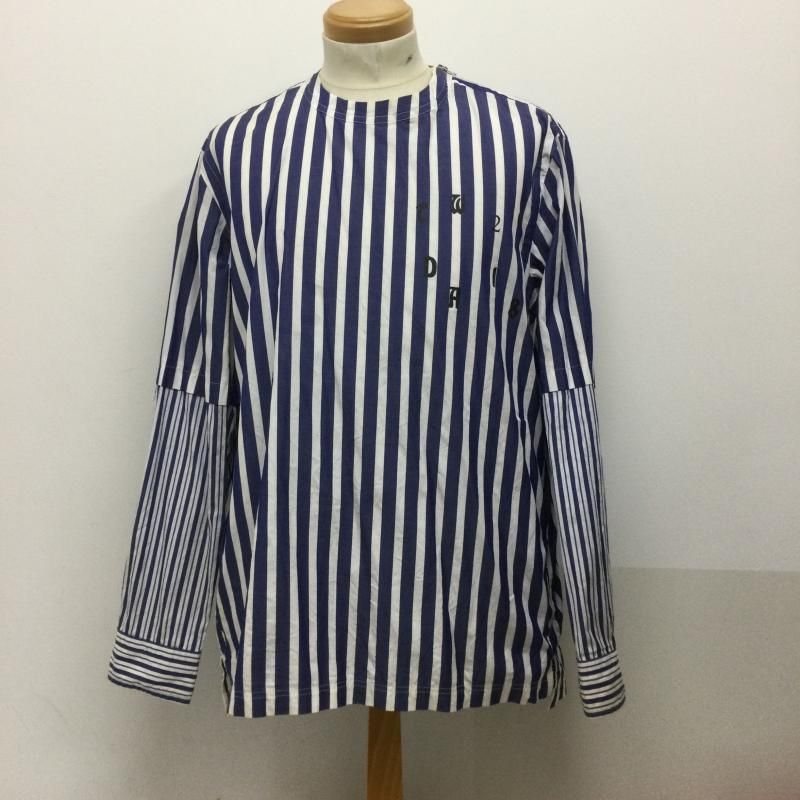 Sacai サカイ カットソー 長袖 sacai ストライプ シャツ pull over 18-01866M