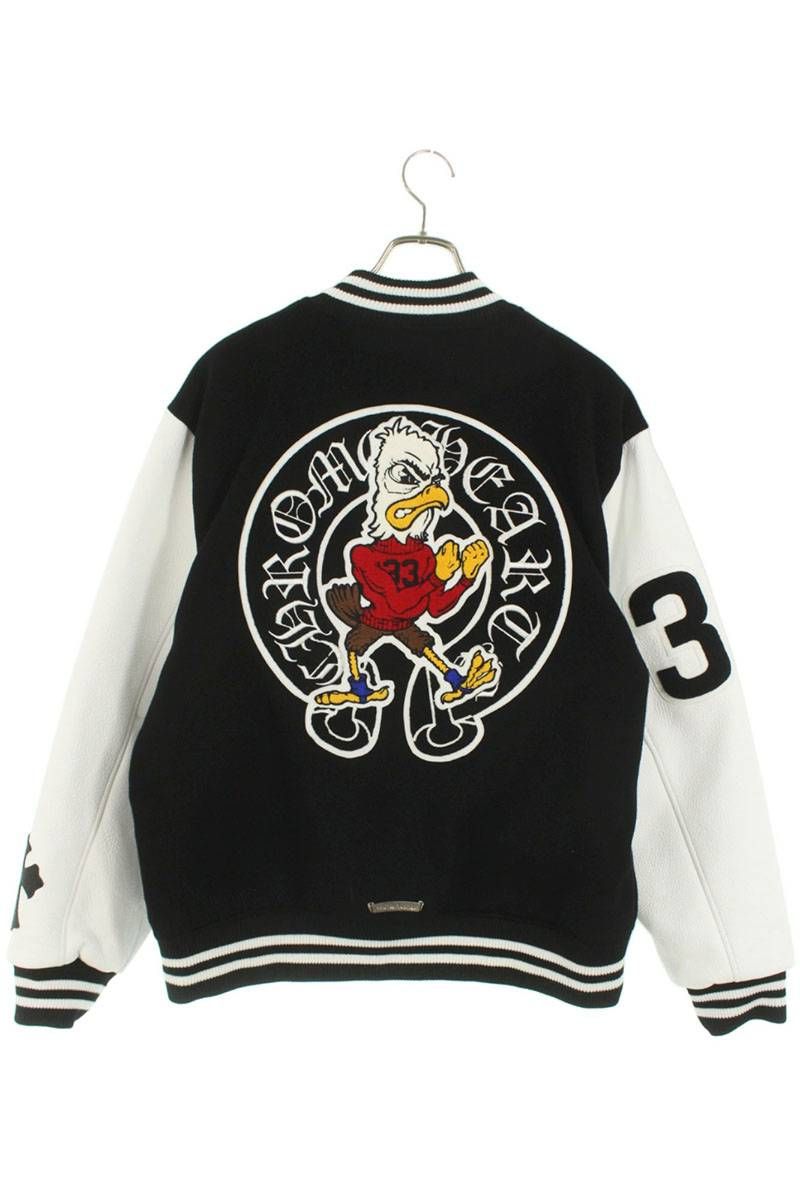 CHROME HEARTS スタジャン 33 クロムハーツ VARSITY 33クロスパッチ