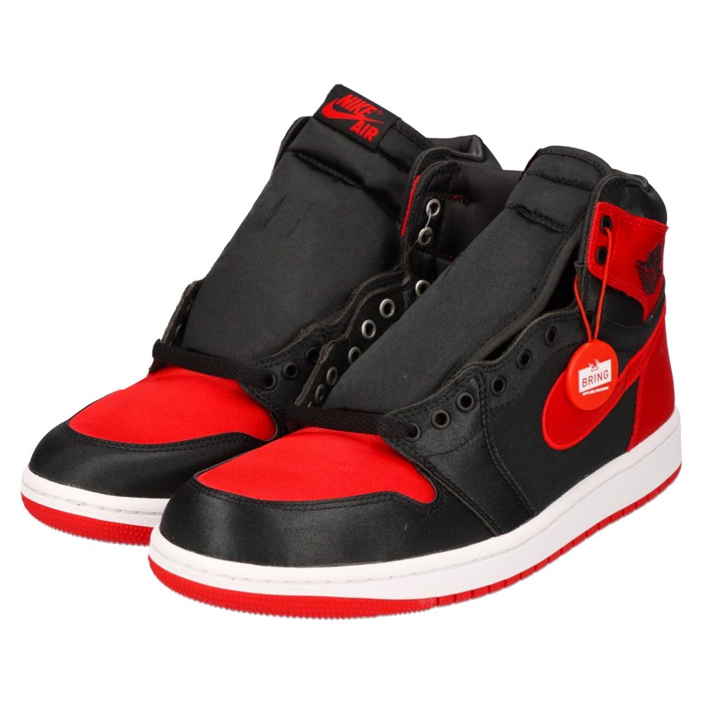 NIKE (ナイキ) WMNS AIR JORDAN 1 RETRO HIGH OG Satin Bred' FD4810