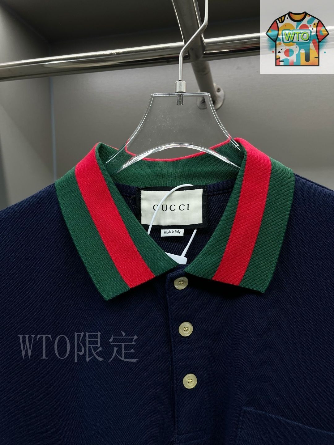 グッチ　GUCCI ポロシャツ　刺繍 GUCCI コットンピケ ポロシャツ ロゴ刺繍入り | ミスターポーター