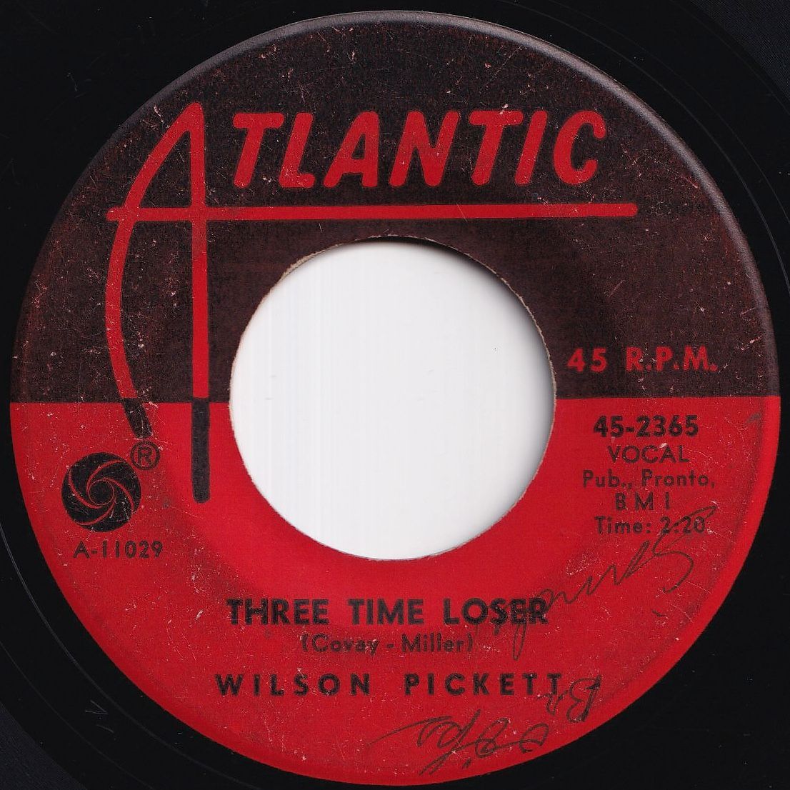 Wilson Pickett Mustang Sally / Three Time Loser Atlantic US