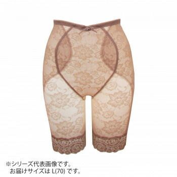 TAMURA Yauco コットンコンフォートロングガードル YTJ07 シナモンL 70
