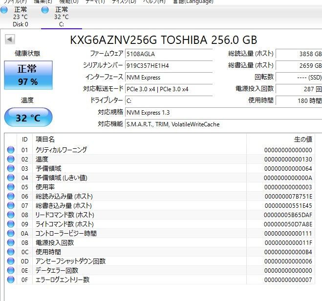 中古良品ノートパソコン NEC N1530/C Windows11+office core i3-10110U