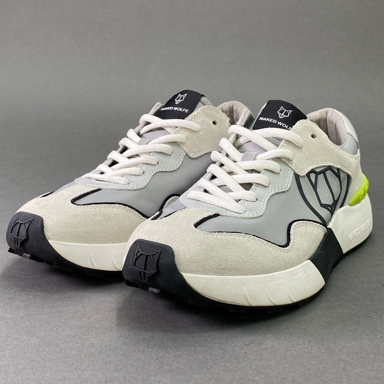 3k12 NAKED WOLFE ネイキッド ウルフ Drought Grey Sneakers ドラウト 