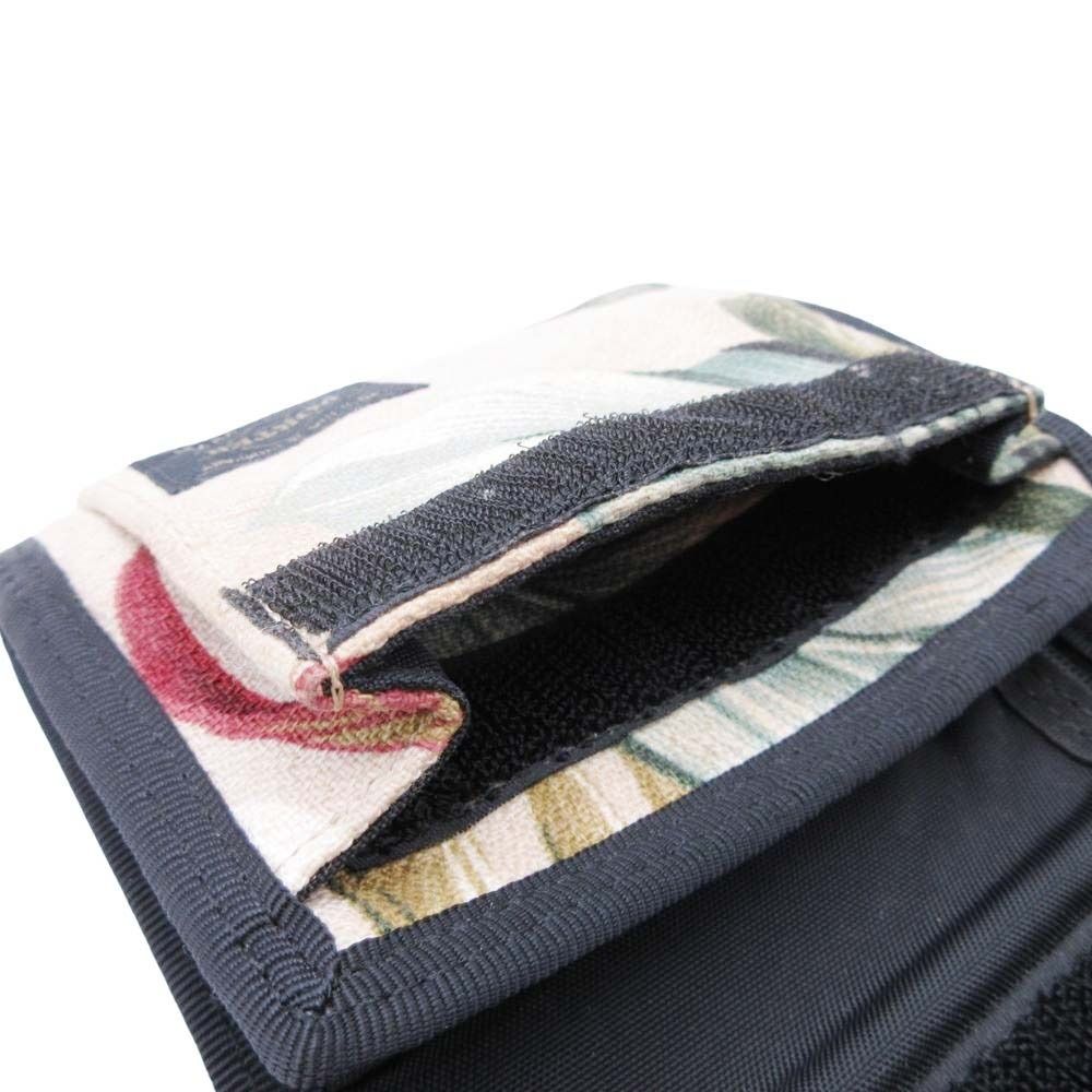  PORTER × NEXUSVII ポーター ネクサスセブン ボタニカル リーフ柄 三つ折り財布 コンパクトウォレット ベージュ メンズ 古着 三つ折り財布 折り財布