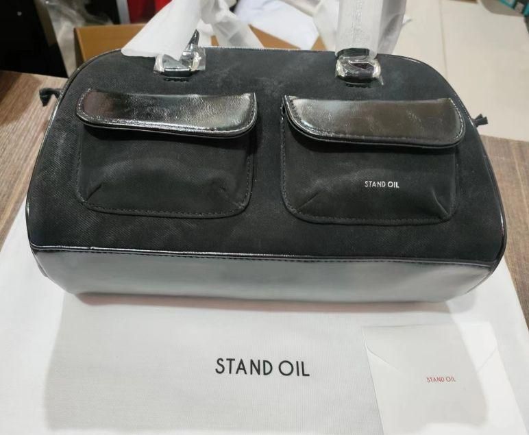 未使用STAND OILチャビーバック ショルダーバッグ ブラックコンビ