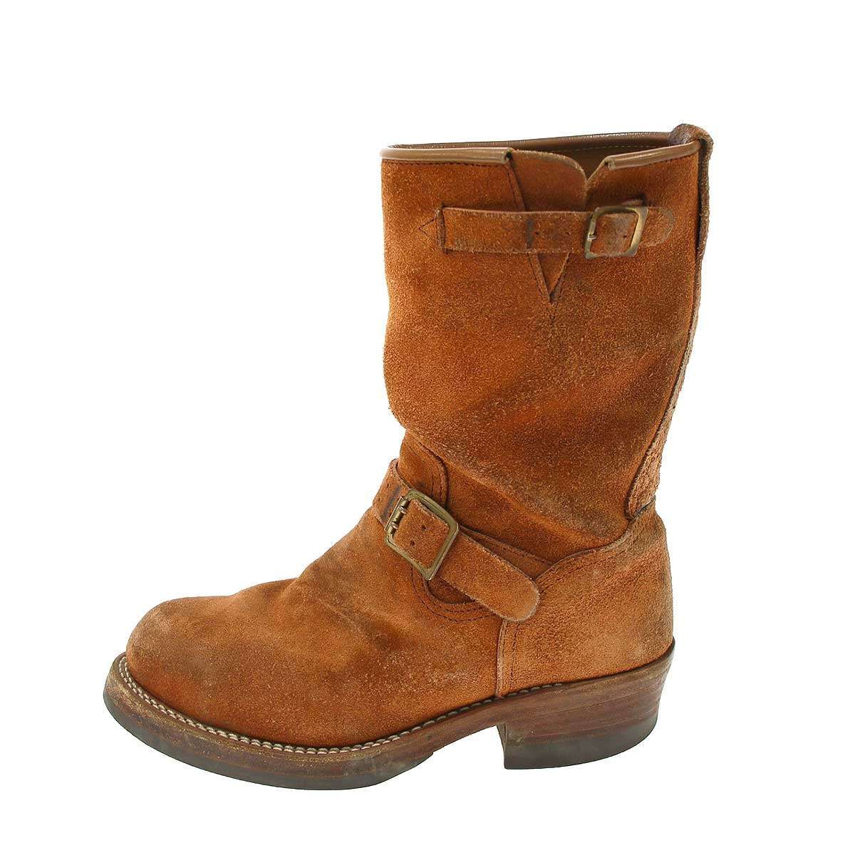 MADE IN GM JAPAN メイドインジーエムジャパン miracle スエードレザーエンジニアブーツ ブラウン 8 1 2