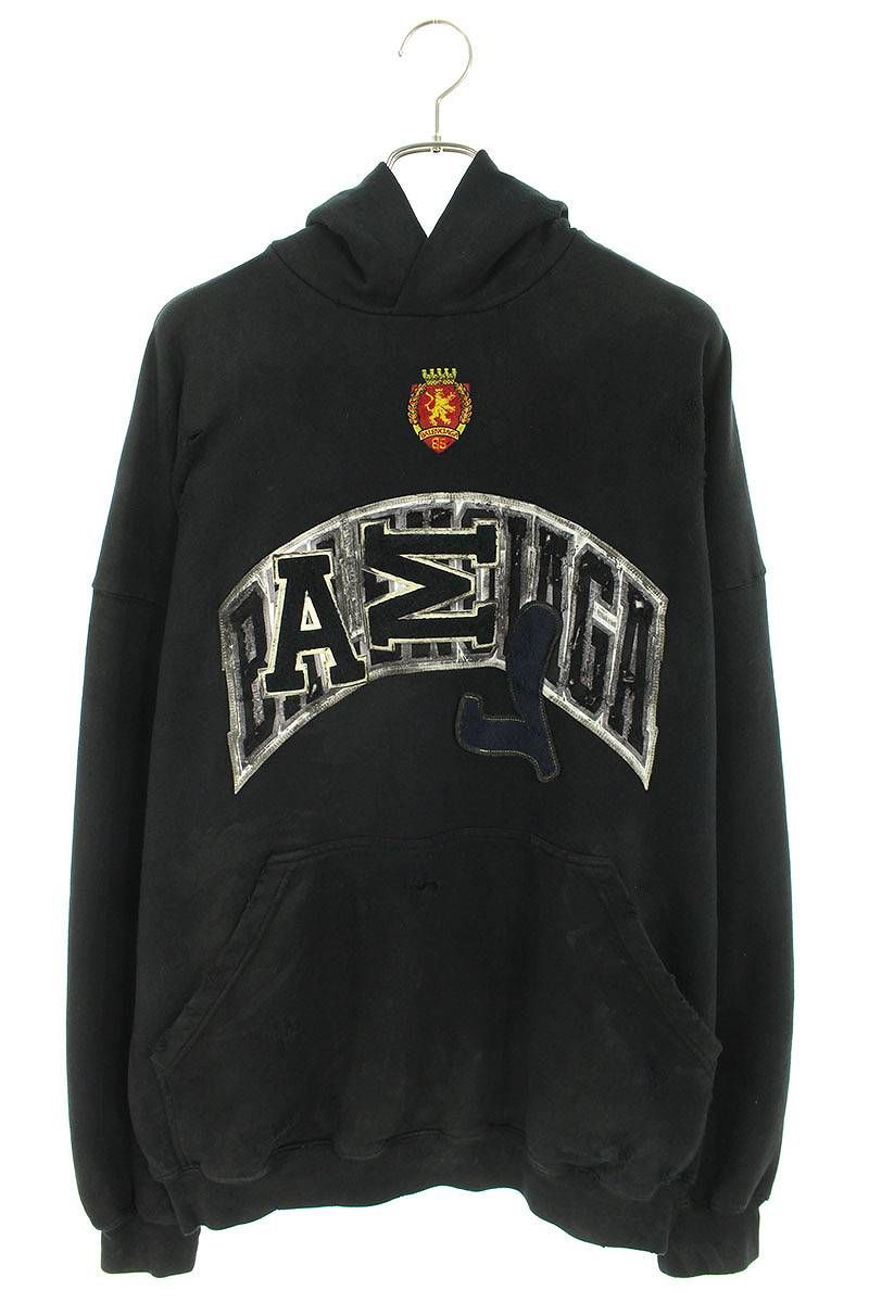 バレンシアガ 23SS SKATER HOODIE 739024 TOVN3 クラッシュダスト加工 ...