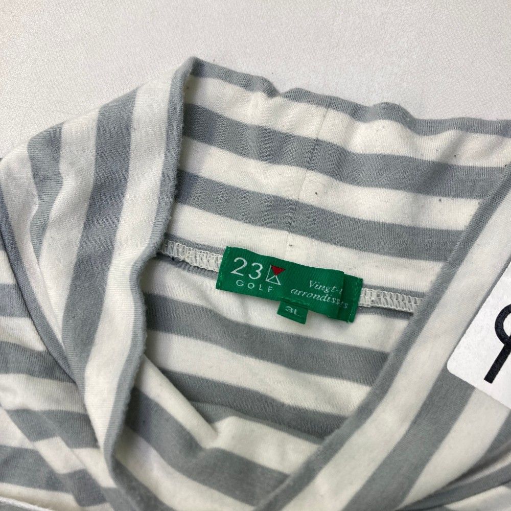 サイズ：3L 23区GOLF ニジュウサンクゴルフ ハイネック 長袖T
