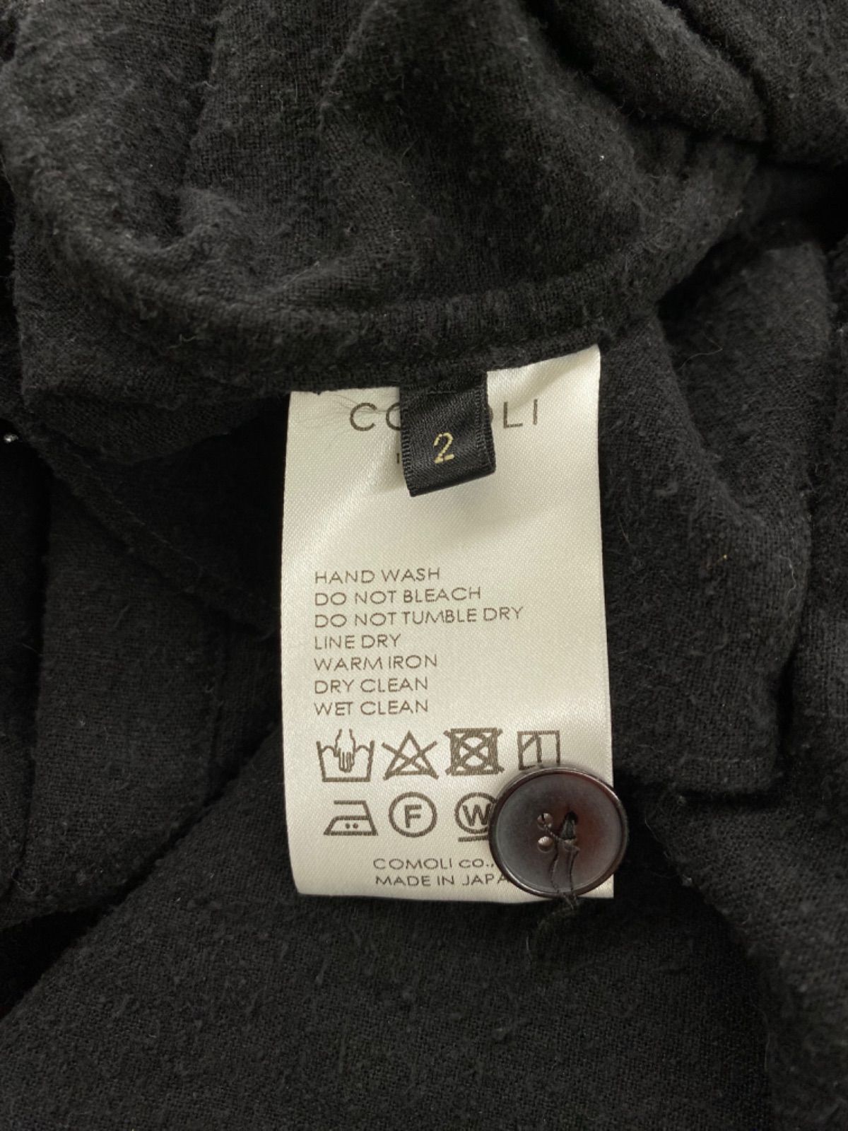 67.COMOLI 24SS シルクノイル シャツジャケット(Z01-01027 67.COMOLI 24SS シルクノイル シャツジャケット(Z01-01027