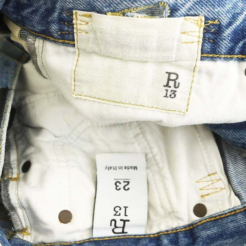 アールサーティーン R13 WIDE LEG CROSS OVER デニムパンツ アールサーティーン R13 WIDE LEG CROSS OVER デニムパンツ