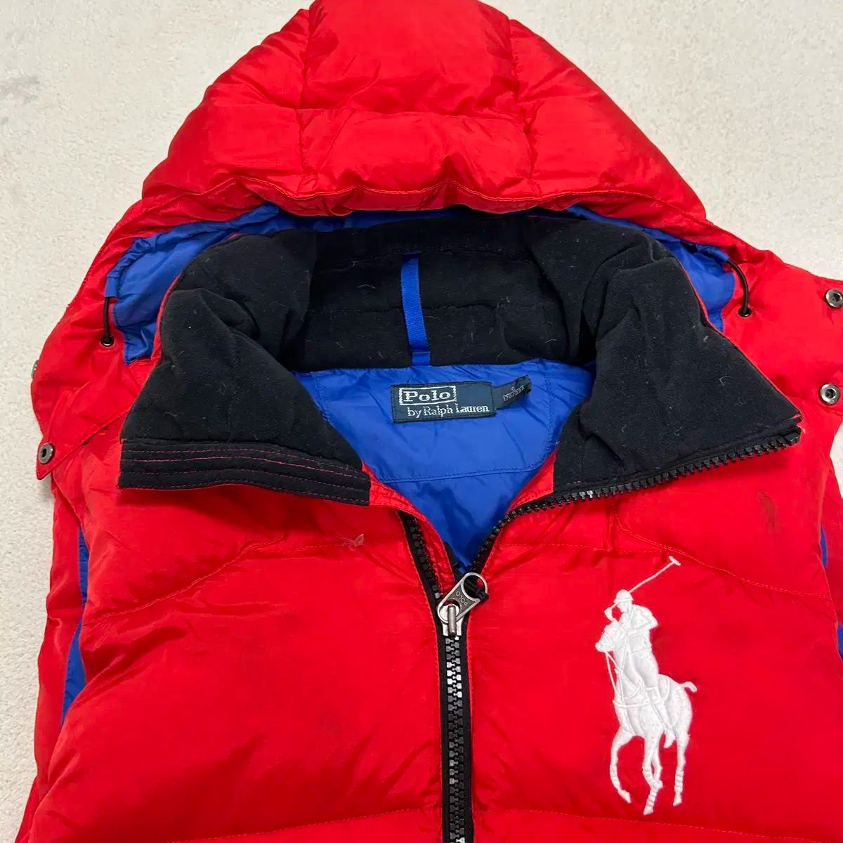 ダウンベスト ビッグポニー RALPH ラルフローレン POLO LAUREN 中古 