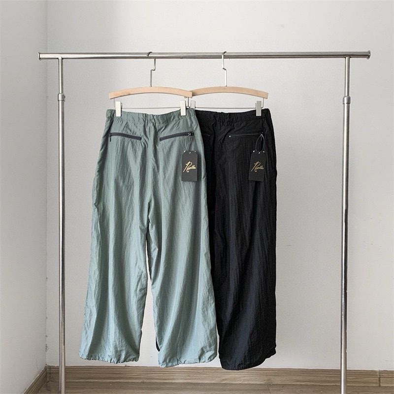 Needles x BEAMS 別注 H.D.Pant ニードルス ビームス ブラック/カーキグリーン パンツ - メルカリ