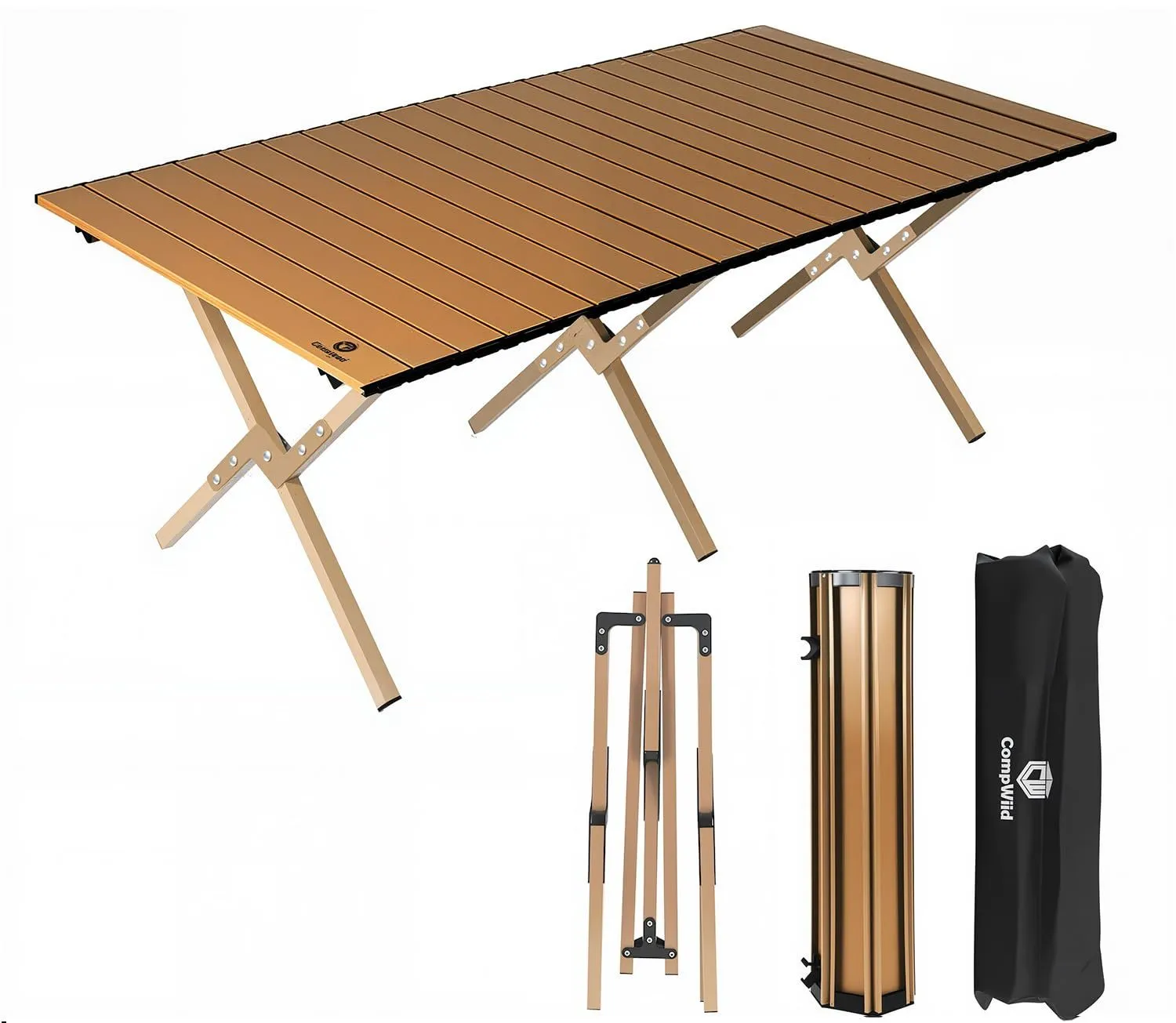 ChillCamping キャンプ ウッドテーブル コンパクト収納 ChillCamping