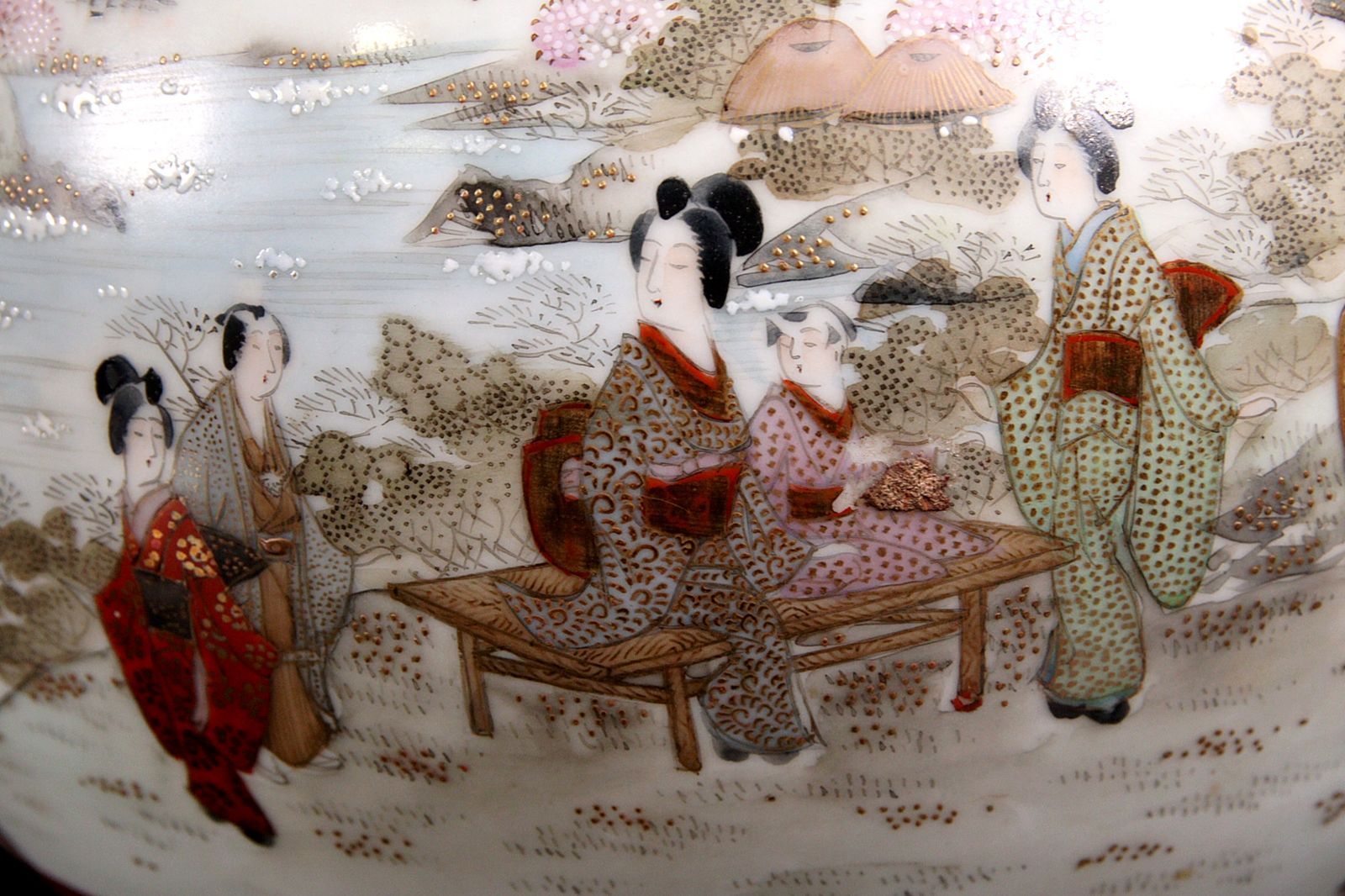 ⭐ 中国陶磁 乾隆年製 琺瑯 八角形 楼閣山水図 瓶 壺 骨董品 古美術 明治期 加賀國 九谷焼 赤絵楼閣山水文花瓶 36.5cm唐物 骨董 古