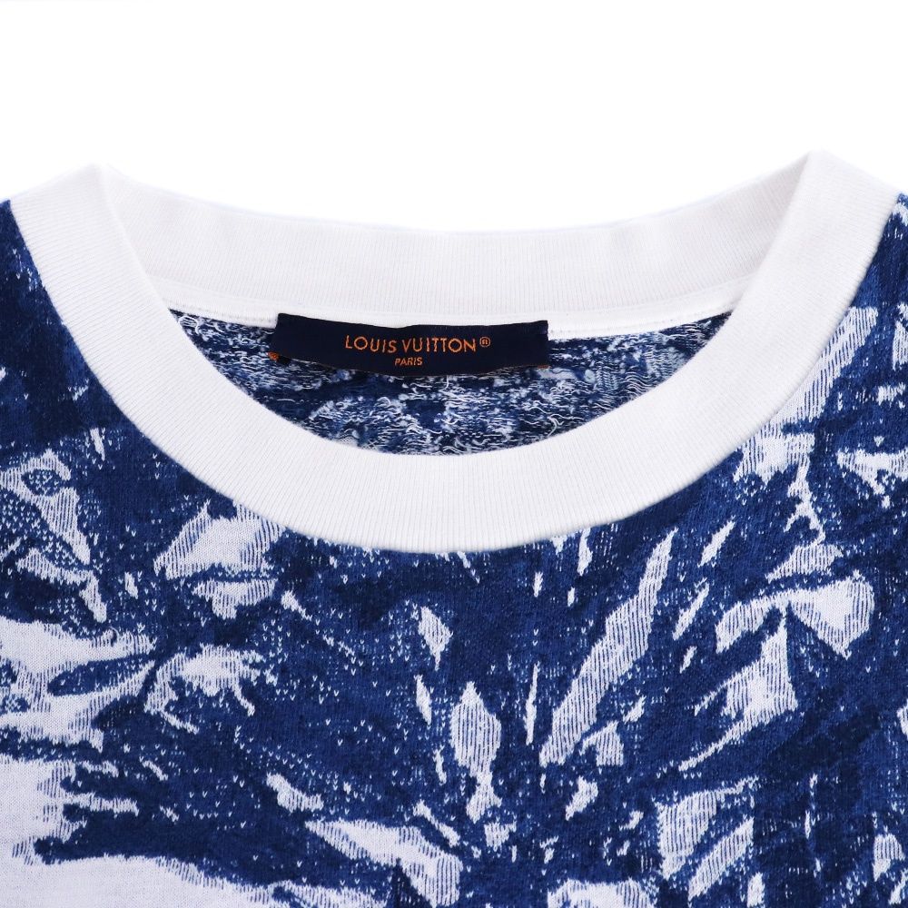 LOUIS VUITTON グラフィックモノグラム Tシャツ Mサイズ ブルー