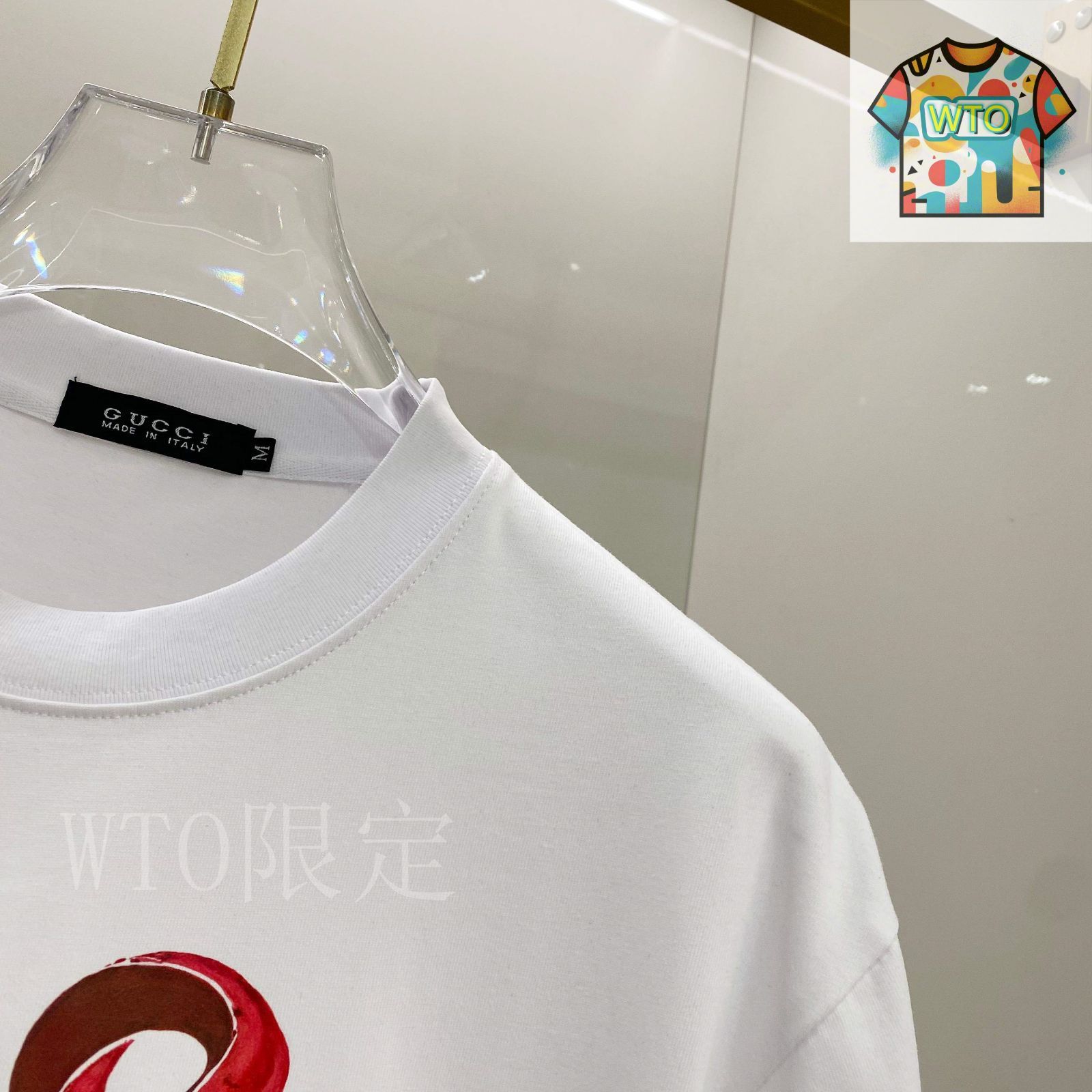 今日特価】GUCCI グッチ 25SS プレミアムロゴプリント 円領 T