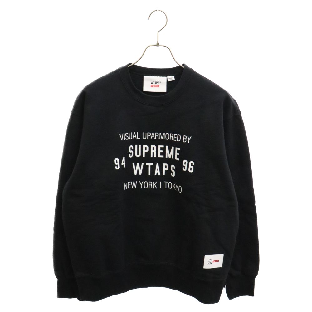 SUPREME (シュプリーム) 21AW × WTAPS Crewneck × ダブルタップス ロゴ 
