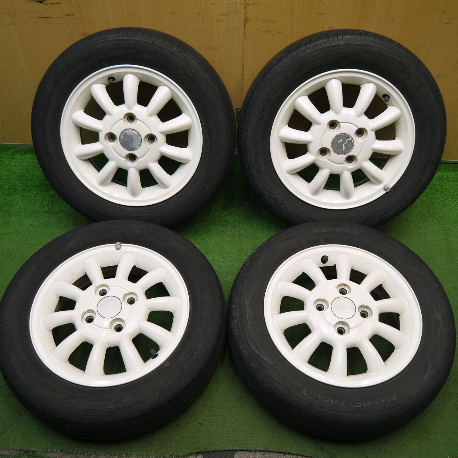 4本価格☆スズキ ラパン 純正 155/65R13 トーヨー ナノエナジー3