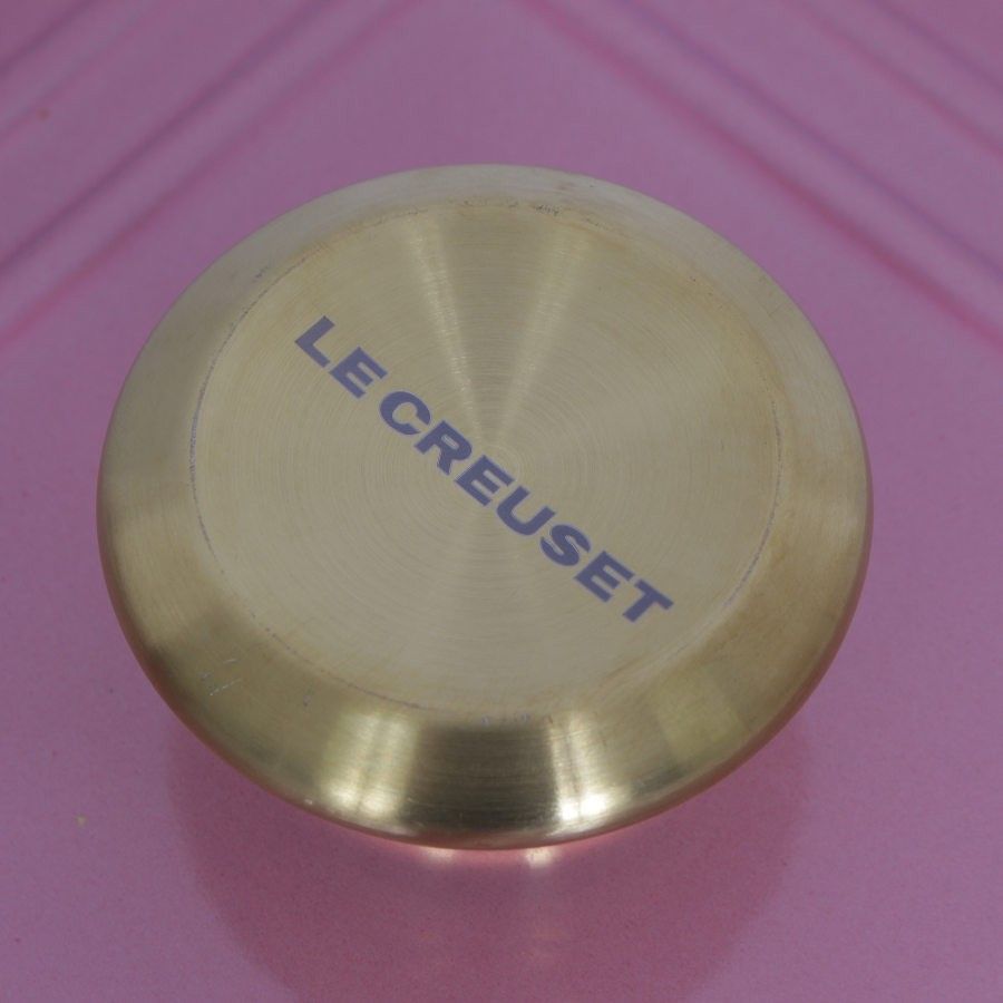 ルクルーゼ ココット スクエア 24cm ベリー ゴールドツマミ ル