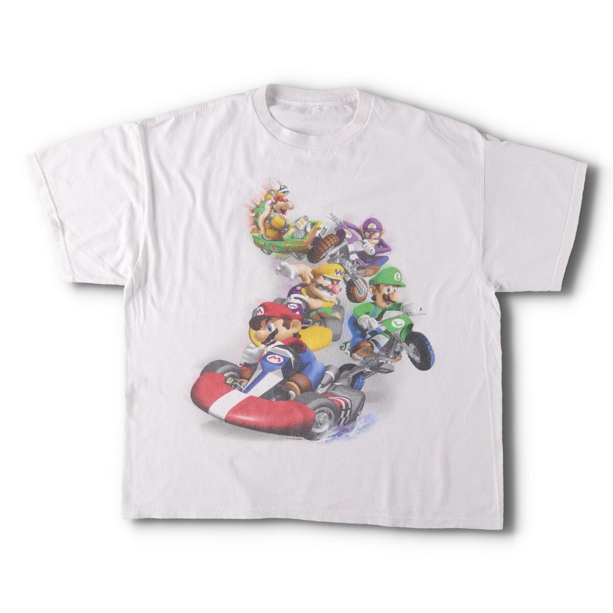 古着 00年代 MARIOKART Wii マリオカート ウィー キャラクタープリント 