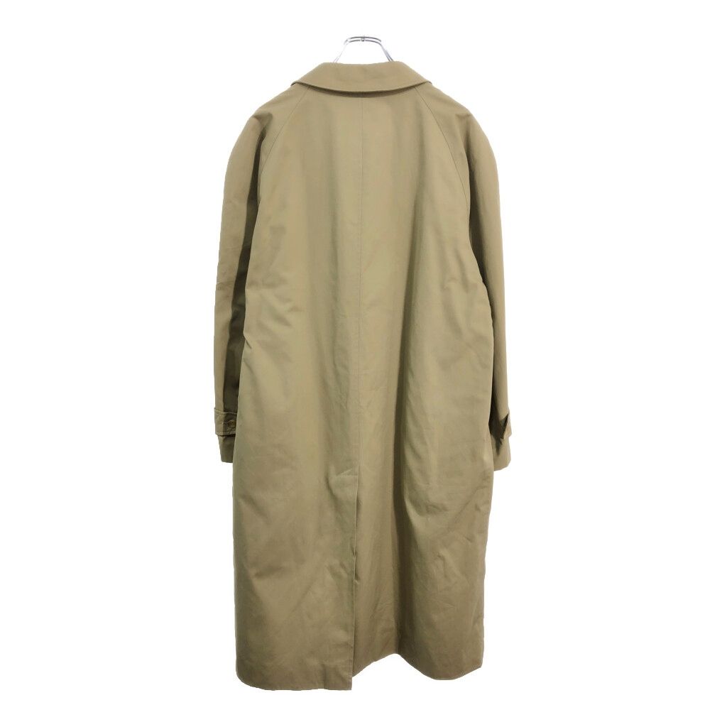 90年代 カナダ製 Aquascutum アクアスキュータム ステンカラーコート ベージュ(メンズ 42相当)中古 古着 V5150 a747nnZUuzSkAZnkKqADMZ.jpg@jpg