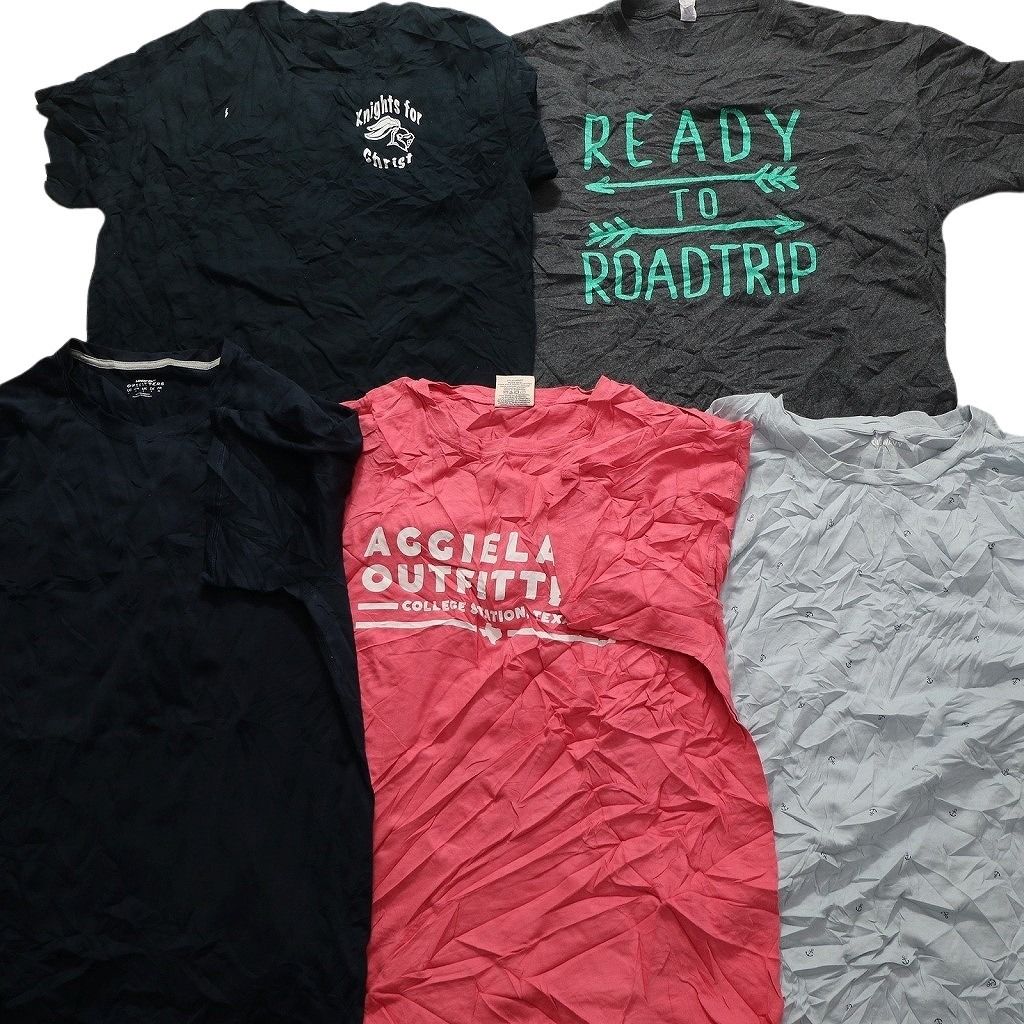 古着卸 まとめ売り カラーMix プリント 半袖Tシャツ 20枚セット