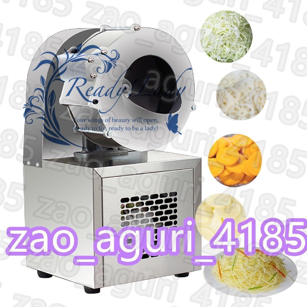 業務用野菜チョッパー 180W電動おろし金スライサー1860r|min多機能食品カッター高速かつ均一キ ーお手入れ簡単 5mm